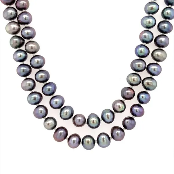 Freshwater Dyed Black Pearl Necklace similar item image