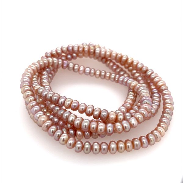 Freshwater Pink Pearl Necklace Image 2 Minor Jewelry Inc. Nashville, TN