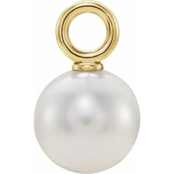 14K Yellow Gold Freshwater Pearl Pendant Necklace Image 5 Minor Jewelry Inc. Nashville, TN
