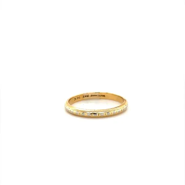14K Yellow Gold Half Round Wedding Band similar item image