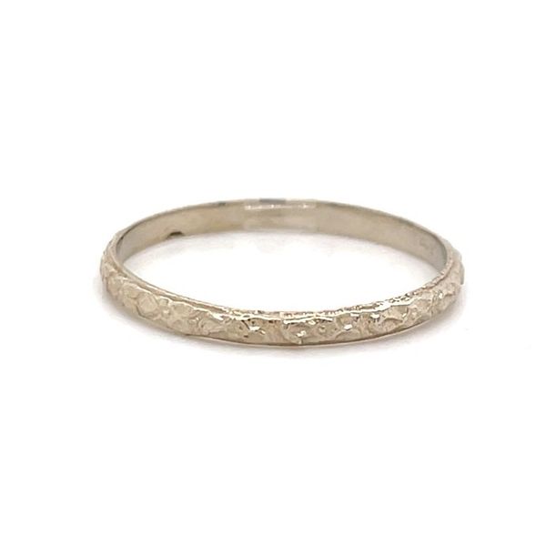 14K White Gold Minor Jewelry Made Engraved Wedding Band Minor Jewelry Inc. Nashville, TN