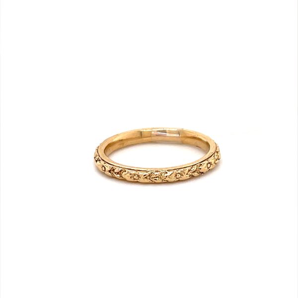 14K Yellow Gold Engraved Wedding Band Minor Jewelry Inc. Nashville, TN