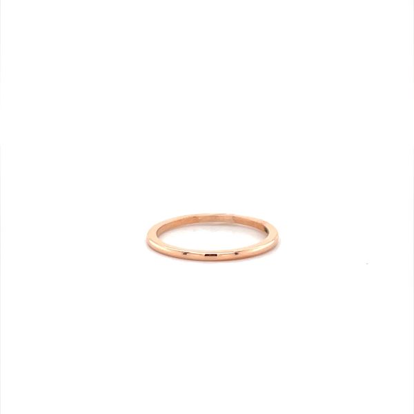 14K Rose Gold Half Round Wedding Band Minor Jewelry Inc. Nashville, TN