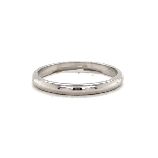 14K White Gold Half Round Wedding Band Minor Jewelry Inc. Nashville, TN