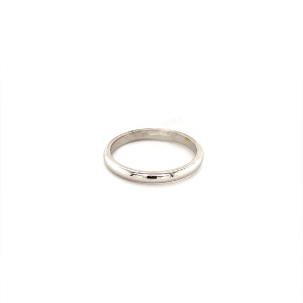 14K White Gold Half Round Wedding Band Minor Jewelry Inc. Nashville, TN