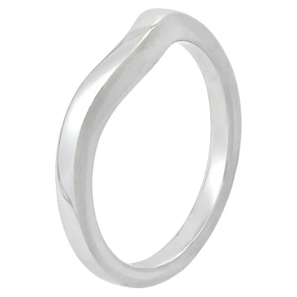 14K White Gold Shadow Contour Wedding Band Minor Jewelry Inc. Nashville, TN