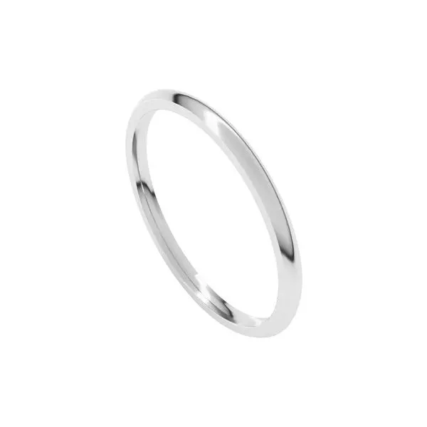Platinum 1.5mm Lightweight Comfort Fit Wedding Band Image 2 Minor Jewelry Inc. Nashville, TN