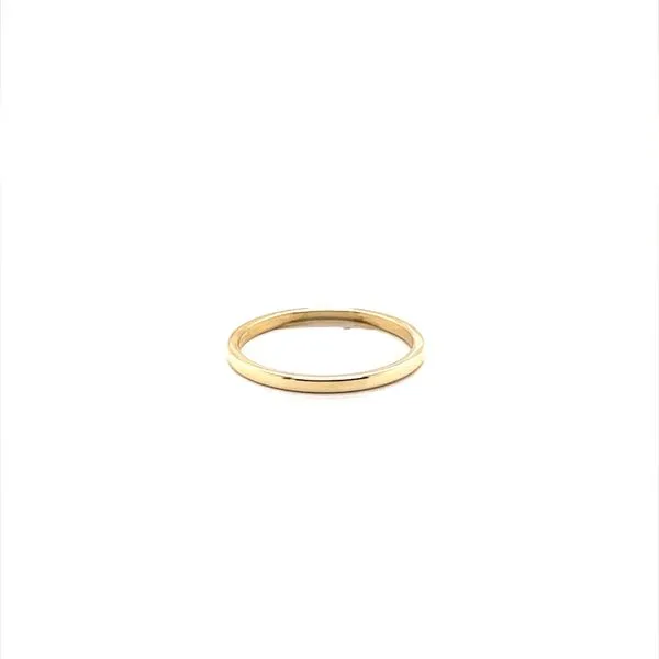 14K Yellow Gold Flat Wedding Image 2 Minor Jewelry Inc. Nashville, TN