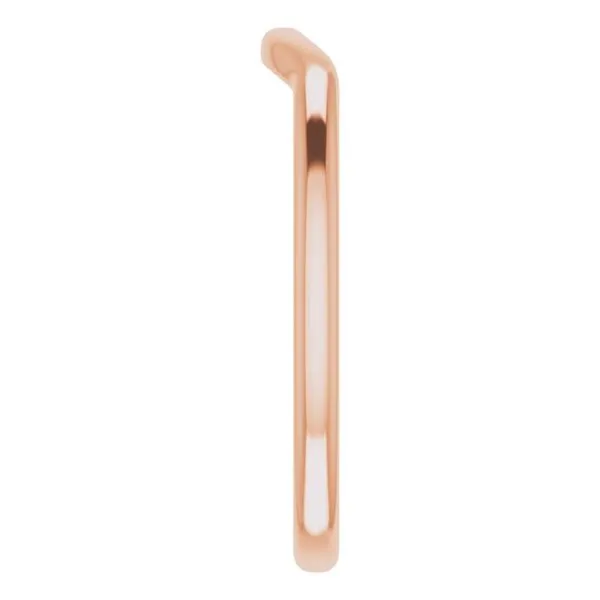 14K 1.5mm Rose Gold Contour Wedding Band Image 4 Minor Jewelry Inc. Nashville, TN