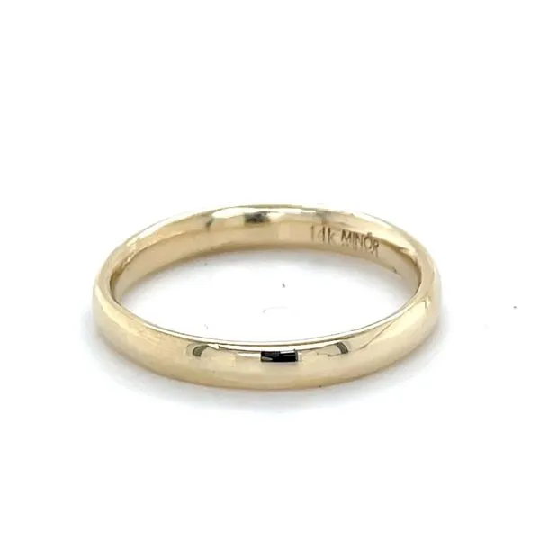 14K Yellow Gold Women's Wedding Band Made by Minor Jewelry Image 2 Minor Jewelry Inc. Nashville, TN
