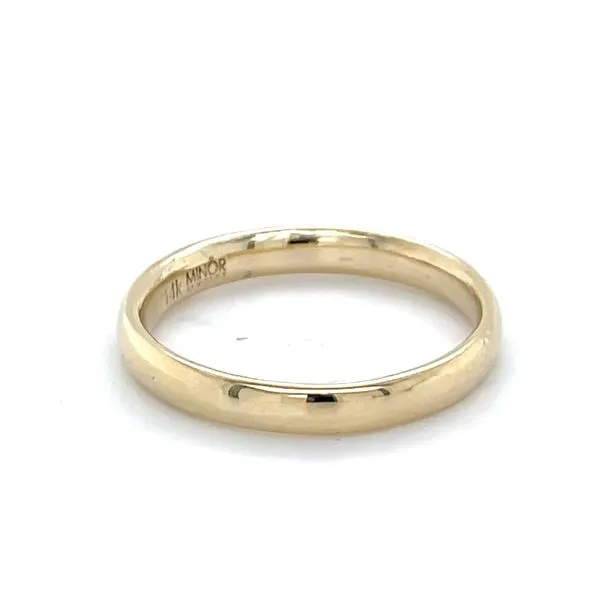 14K Yellow Gold Women's Wedding Band Made by Minor Jewelry Image 3 Minor Jewelry Inc. Nashville, TN