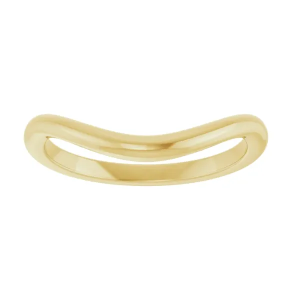 14K Yellow Gold Contour Wedding Band Image 3 Minor Jewelry Inc. Nashville, TN