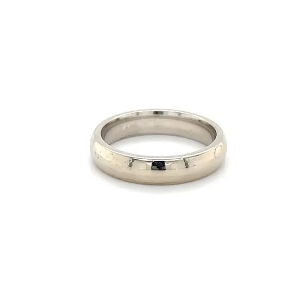 14K White Gold 4mm Estate Wedding Band Image 3 Minor Jewelry Inc. Nashville, TN