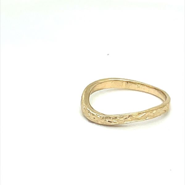 14K Yellow Gold Enhancer Contour 2mm Wedding Band Image 3 Minor Jewelry Inc. Nashville, TN
