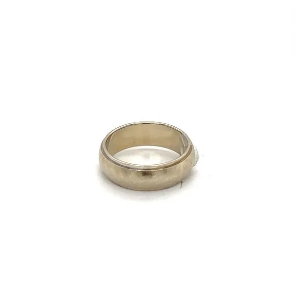 14K White Gold Estate Wedding Band