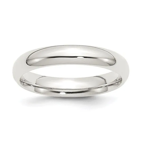 Sterling Silver Inside Round Band