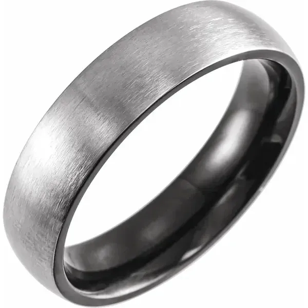 Titanium Inside Round Wedding Band Image 2 Minor Jewelry Inc. Nashville, TN