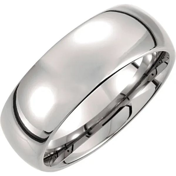 Men's Tungsten Wedding Band With An 8mm Domed Style Minor Jewelry Inc. Nashville, TN
