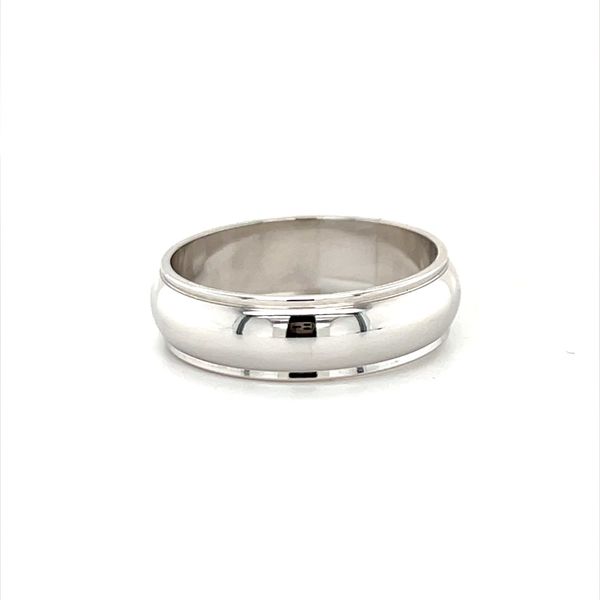 14K White Gold Half Round Edge Wedding Band Minor Jewelry Inc. Nashville, TN