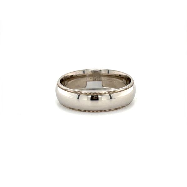 14K White Gold Milgrain Wedding Band Minor Jewelry Inc. Nashville, TN