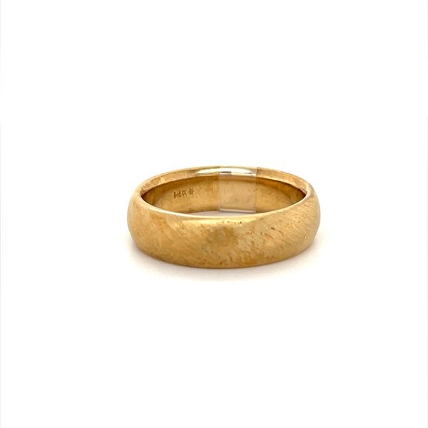 14K Yellow Gold Estate Comfort-Fit Satin Finish Wedding Band Minor Jewelry Inc. Nashville, TN