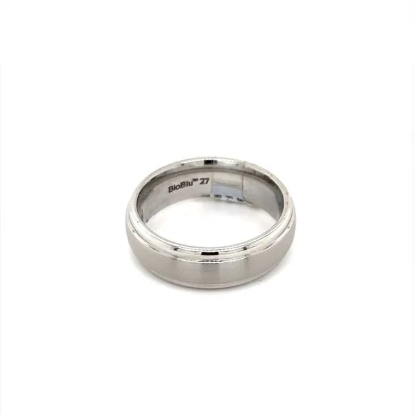 Cobalt Wedding Band with FAITH Engraved on Inside Minor Jewelry Inc. Nashville, TN