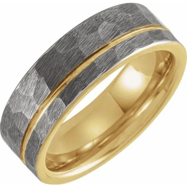 Tungsten 18K Yellow Gold Plated Wedding Band Minor Jewelry Inc. Nashville, TN