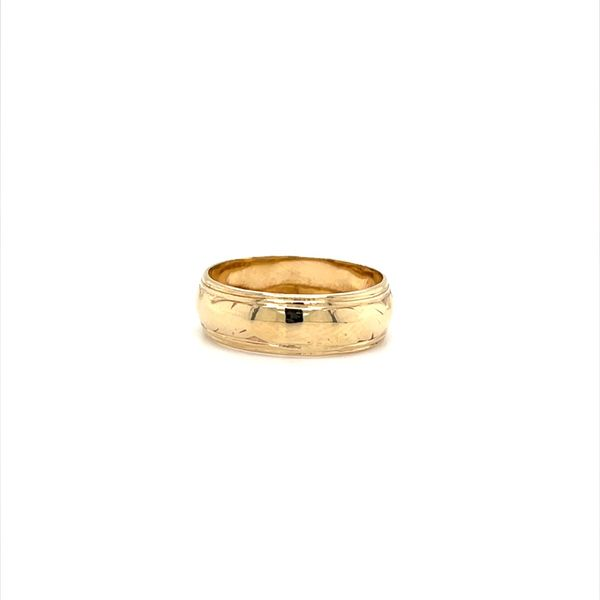 14K Yellow Gold Estate Engraved Wedding Band Minor Jewelry Inc. Nashville, TN