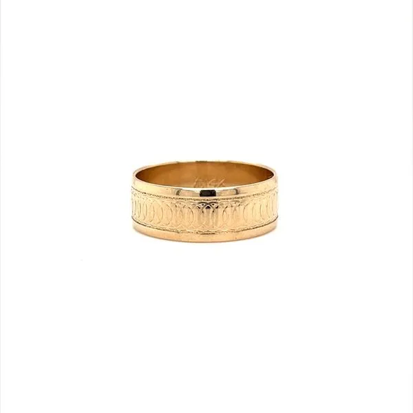 14K Yellow Gold Estate Engraved Wedding Band Minor Jewelry Inc. Nashville, TN