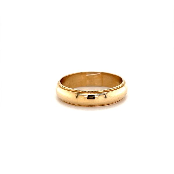 14K Yellow Gold Estate Milgrain Wedding Band Minor Jewelry Inc. Nashville, TN