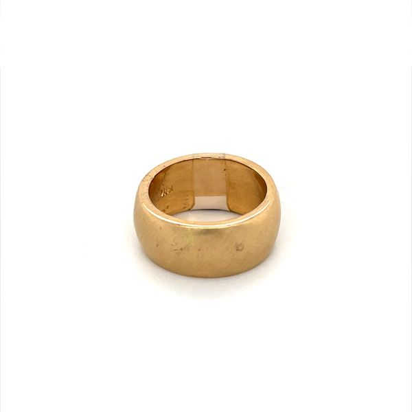 14K Yellow Gold Brushed Finish Wedding Band Image 2 Minor Jewelry Inc. Nashville, TN