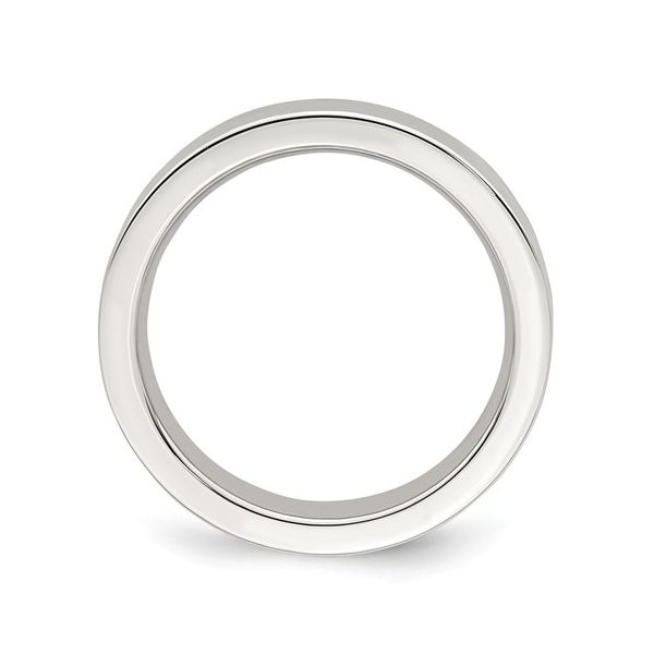 Sterling Silver Comfort Fit Flat Band Image 2 Minor Jewelry Inc. Nashville, TN