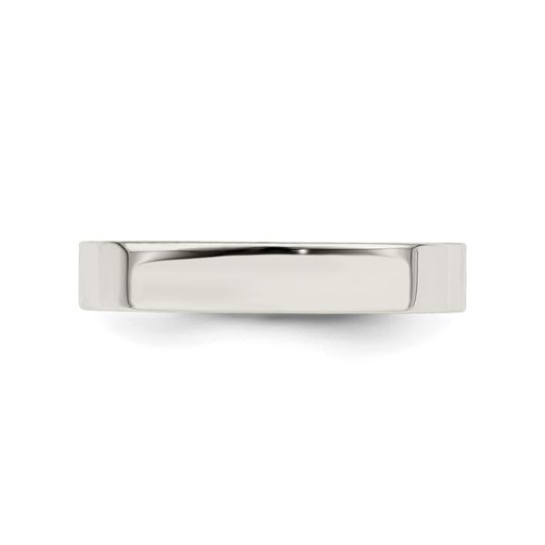 Sterling Silver Comfort Fit Flat Band Image 3 Minor Jewelry Inc. Nashville, TN
