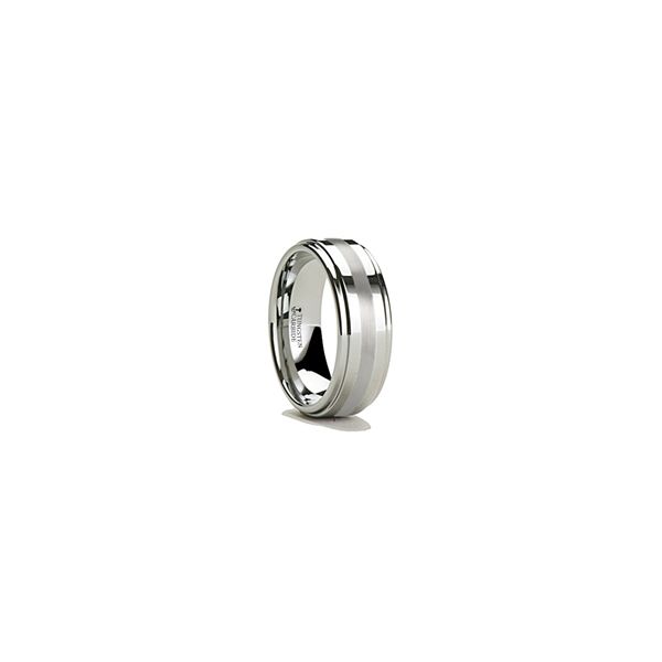 Tungsten And Silver 8mm Band By Thorsten Minor Jewelry Inc. Nashville, TN