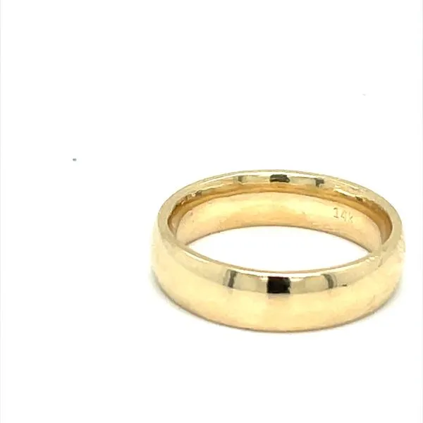 14K Yellow Gold Minor Jewelry Made Inside Round Comfort Fit Wedding Band Image 3 Minor Jewelry Inc. Nashville, TN