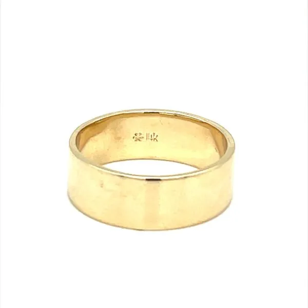 14K Yellow Gold Inside Flat 7.4mm Wedding Band Minor Jewelry Inc. Nashville, TN
