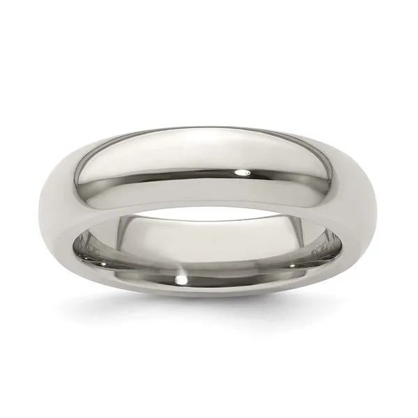 Edward Mirell Titanium Domed Polished Band Minor Jewelry Inc. Nashville, TN