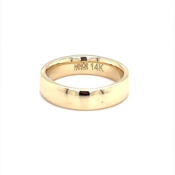 14K Yellow Gold Minor Jewelry Made Inside Round Comfort Fit Wedding Band Image 3 Minor Jewelry Inc. Nashville, TN