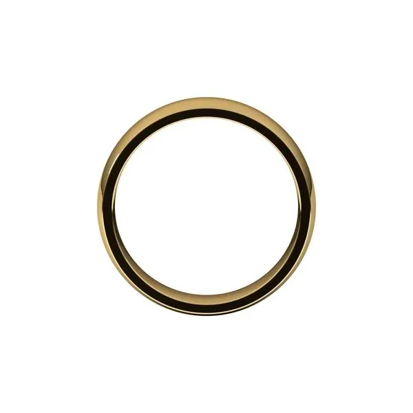 14K Yellow Gold Inside Round Lightweight Comfort Fit Wedding Band Image 3 Minor Jewelry Inc. Nashville, TN