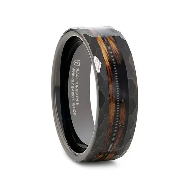 Tungsten, Whiskey Barrel, and Guitar String Wedding Band similar item image