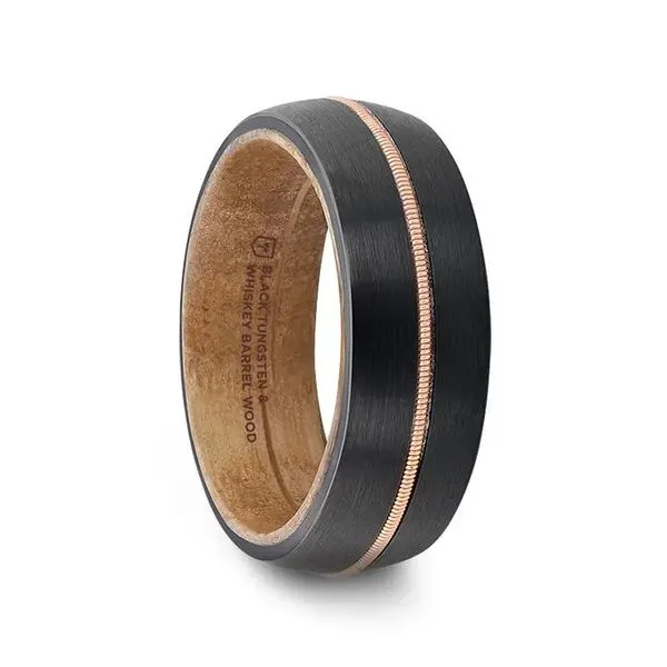 Tungsten, Whiskey Barrel, and Guitar String Wedding Band Minor Jewelry Inc. Nashville, TN