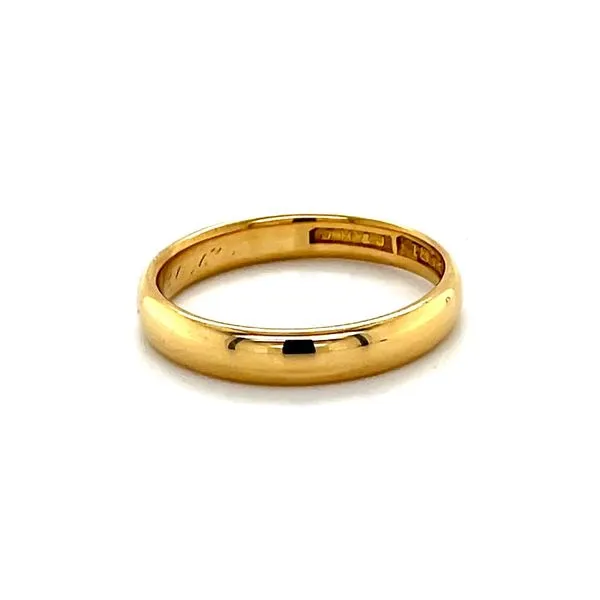 18K Yellow gold Estate Wedding Band Image 2 Minor Jewelry Inc. Nashville, TN