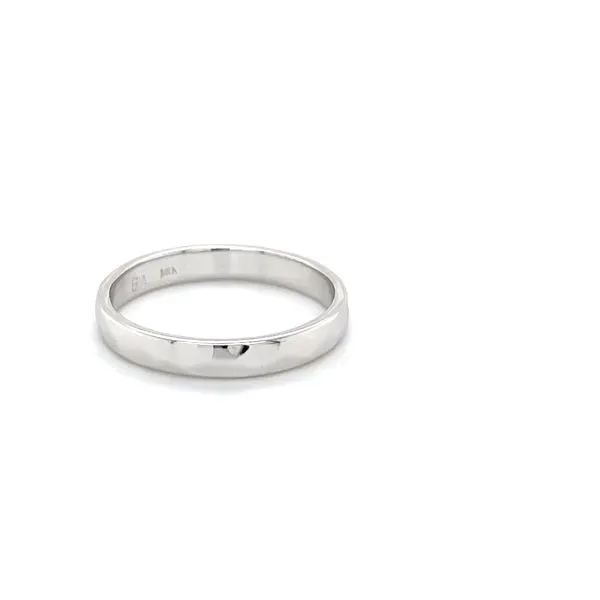14K White Gold Estate Wedding Band with Hammered Finished Image 2 Minor Jewelry Inc. Nashville, TN
