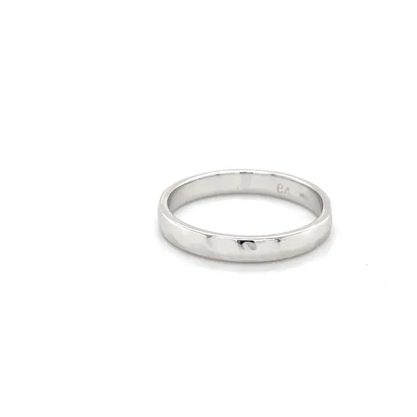 14K White Gold Estate Wedding Band with Hammered Finished Image 3 Minor Jewelry Inc. Nashville, TN