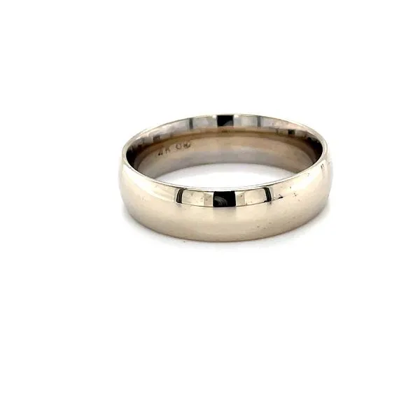 14K White Gold Estate Wedding Band Image 3 Minor Jewelry Inc. Nashville, TN