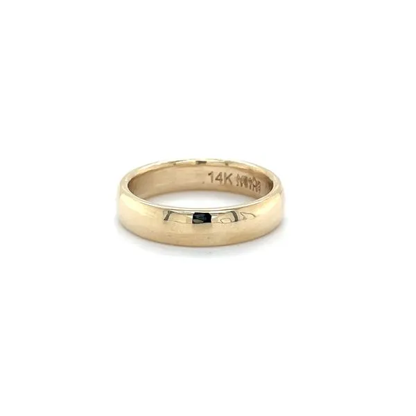14K Yellow Gold 5mm Wedding Band Image 2 Minor Jewelry Inc. Nashville, TN