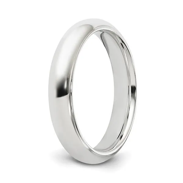 Sterling Silver 4mm. Comfort-Fit Band