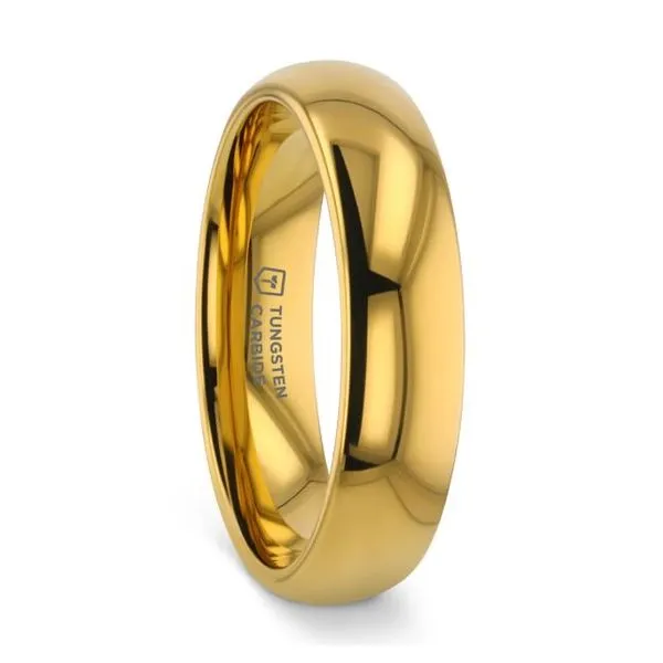 Yellow Gold Plated Tungsten Wedding Band Minor Jewelry Inc. Nashville, TN