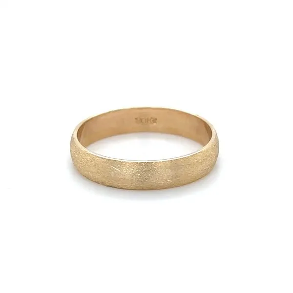 10K Yellow Gold Estate Stone Finished 4.8mm Wedding Band Minor Jewelry Inc. Nashville, TN