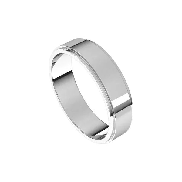 6mm Sterling Silver Flat Edge Band Minor Jewelry Inc. Nashville, TN